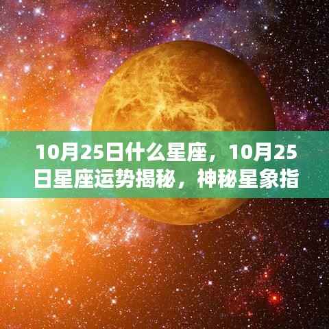 揭秘10月25日星座运势与独特魅力,神秘星象指引下的魅力揭秘