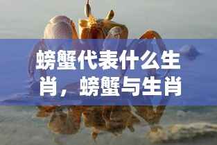 螃蟹与生肖的奇缘,揭秘螃蟹代表的生肖特质及独特魅力