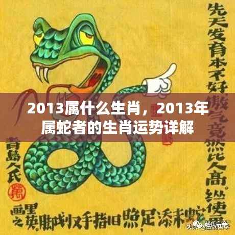 2013年属蛇者的生肖运势详解与生肖运势分析